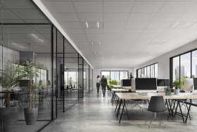 Grâce à son design épuré, OPTICLIP peut se fondre<br />dans tous les espaces